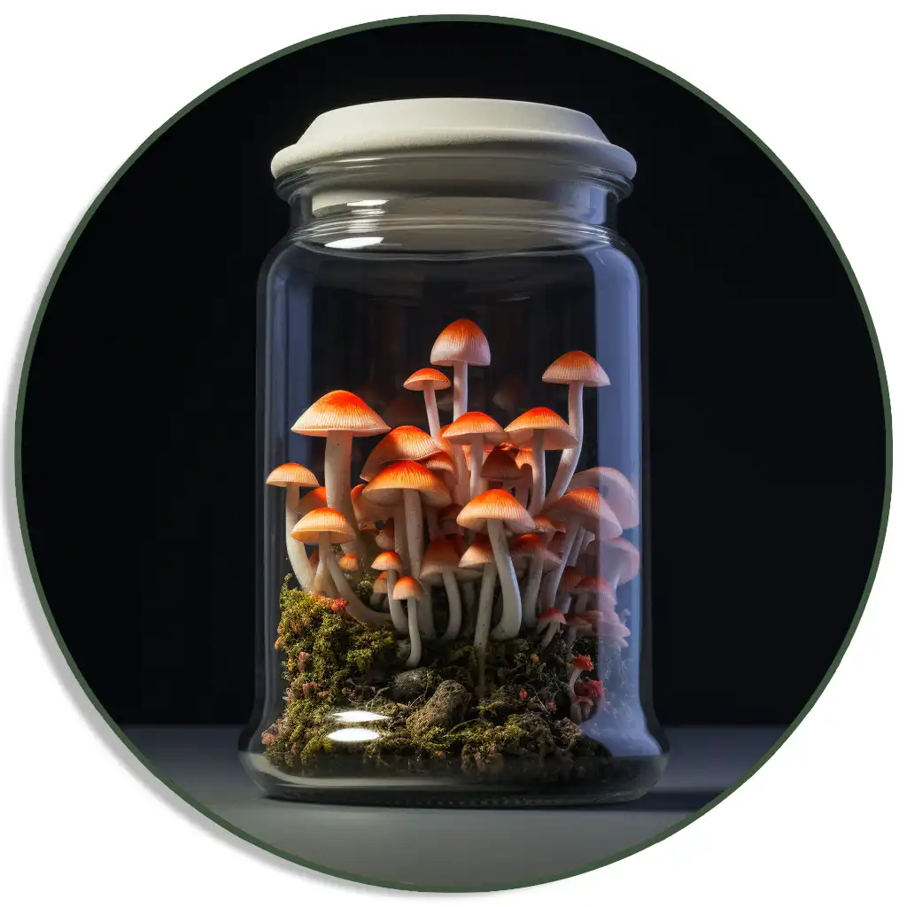 Jar of Magic Mushrooms