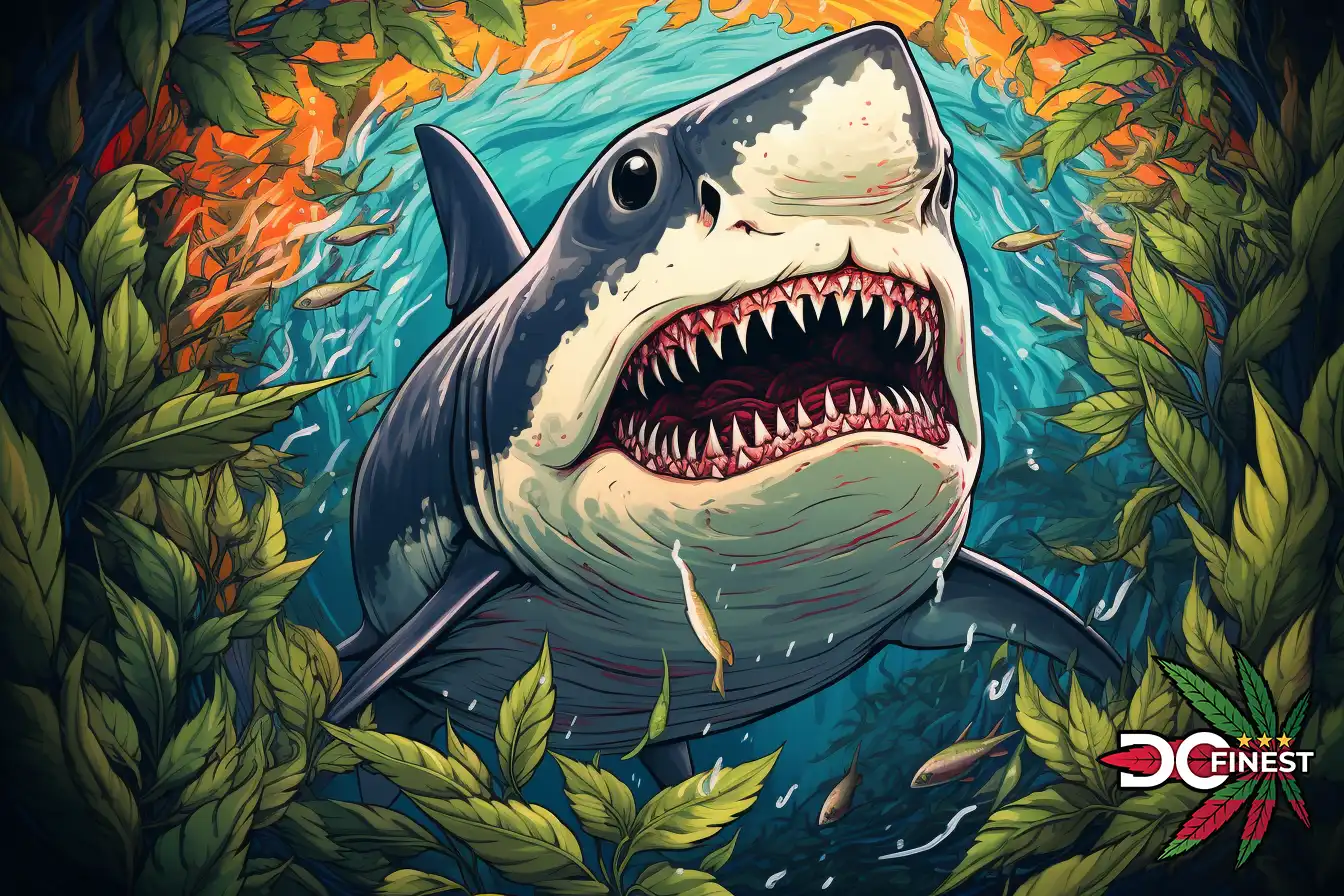 Great White Shark Cannabis Strain Review - DC Finest