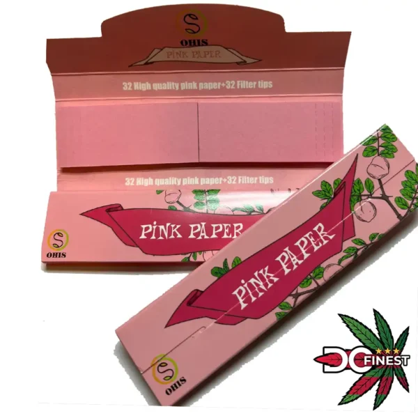 Pink Rolling Papers DC Finest