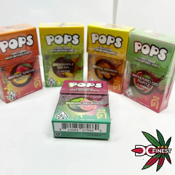 Dee Thai Pops | 5-Pack Hash Infused Joints